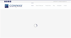 Desktop Screenshot of chrisconwaylaw.com